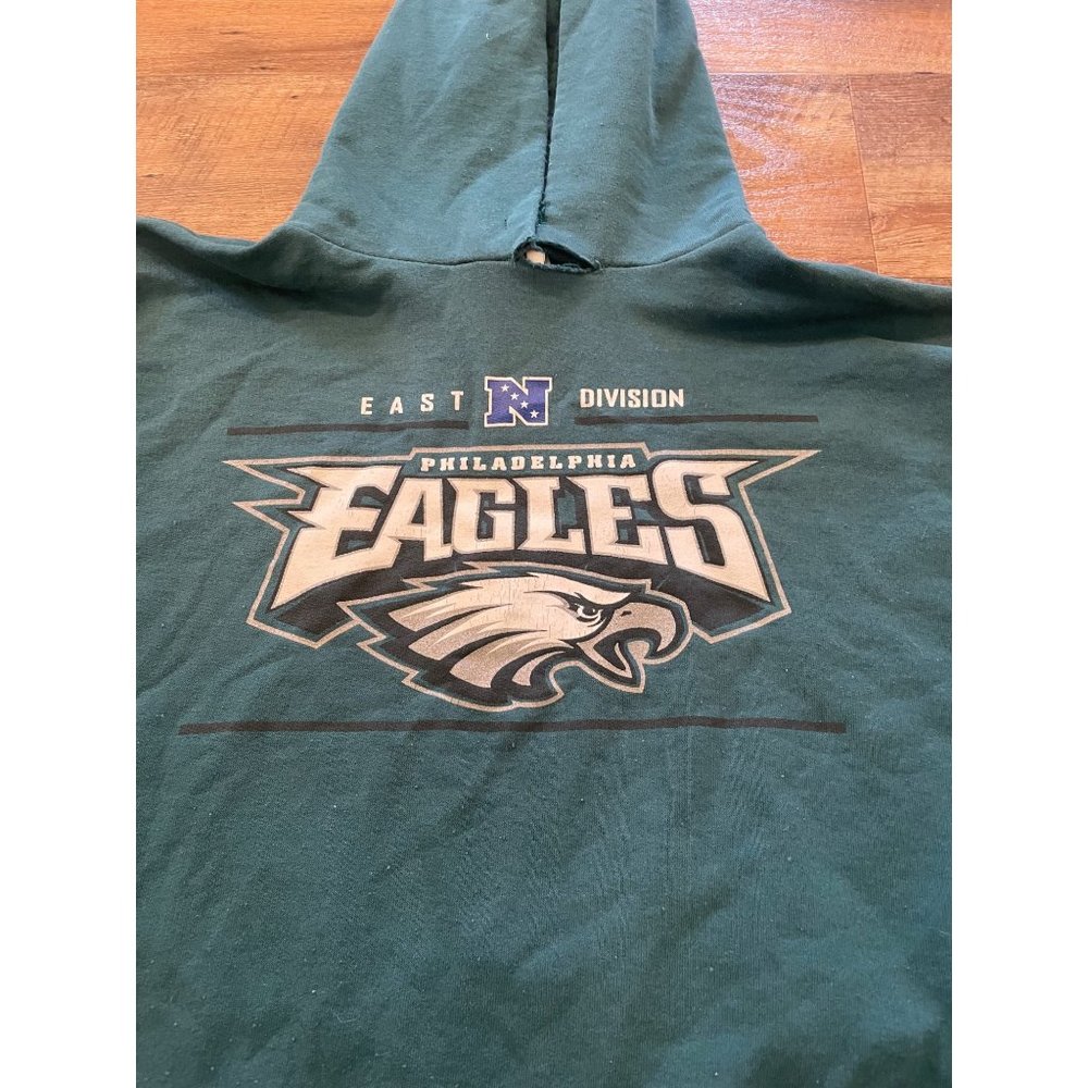 NFL Team Apparel Philadelphia Eagles Sweatshirt Hoodie Men’s XL 26x27